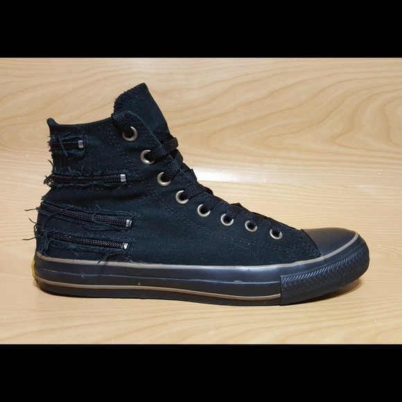 Vintage Converse All Star Chuck Black Hi Top 9 - Picture 6 of 8